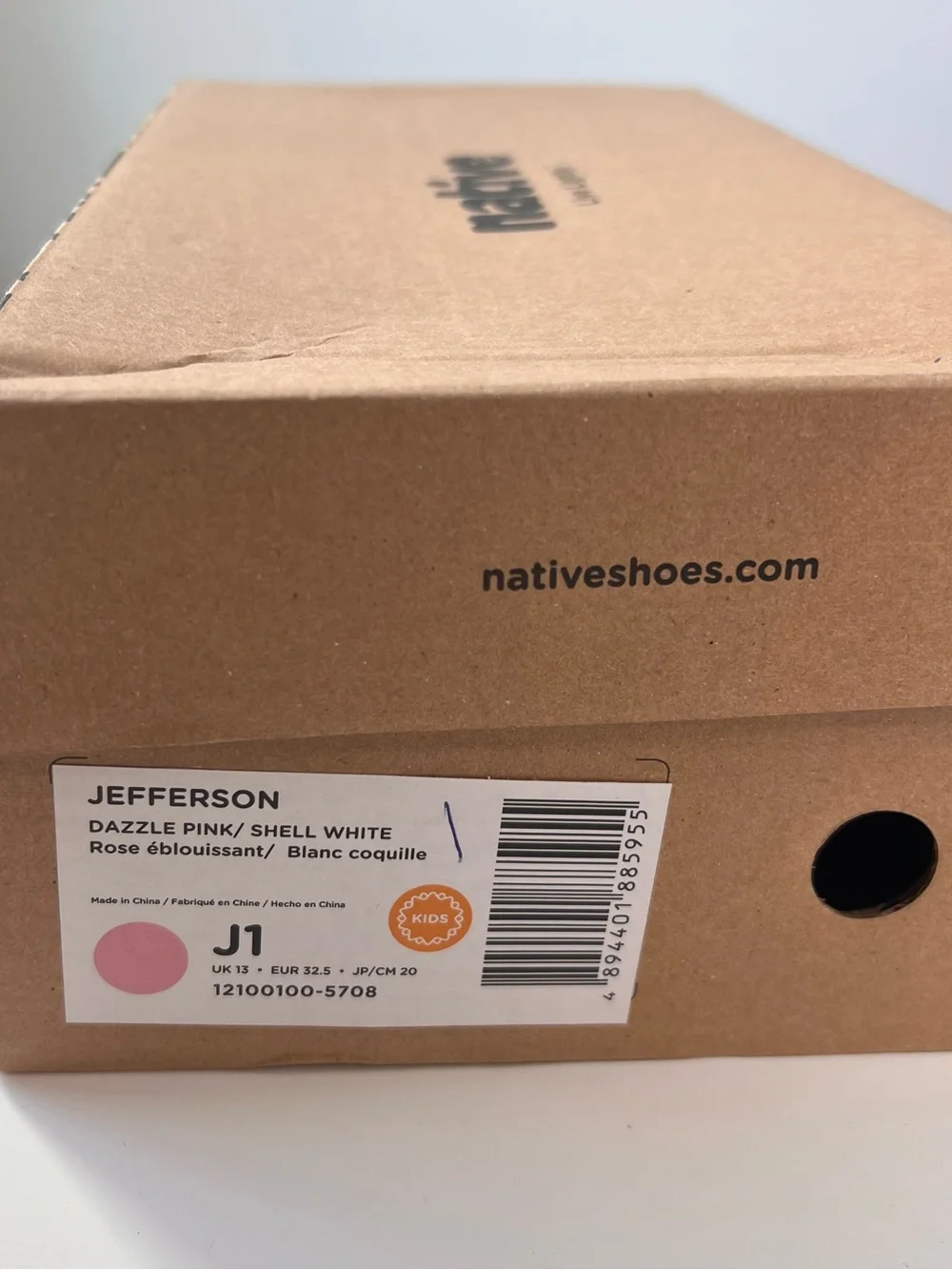 Native shoes jefferson